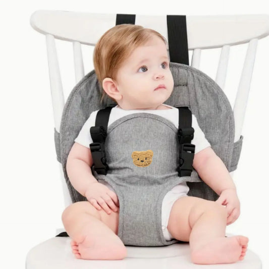 Bevestigingsriem voor baby eetstoelkussen