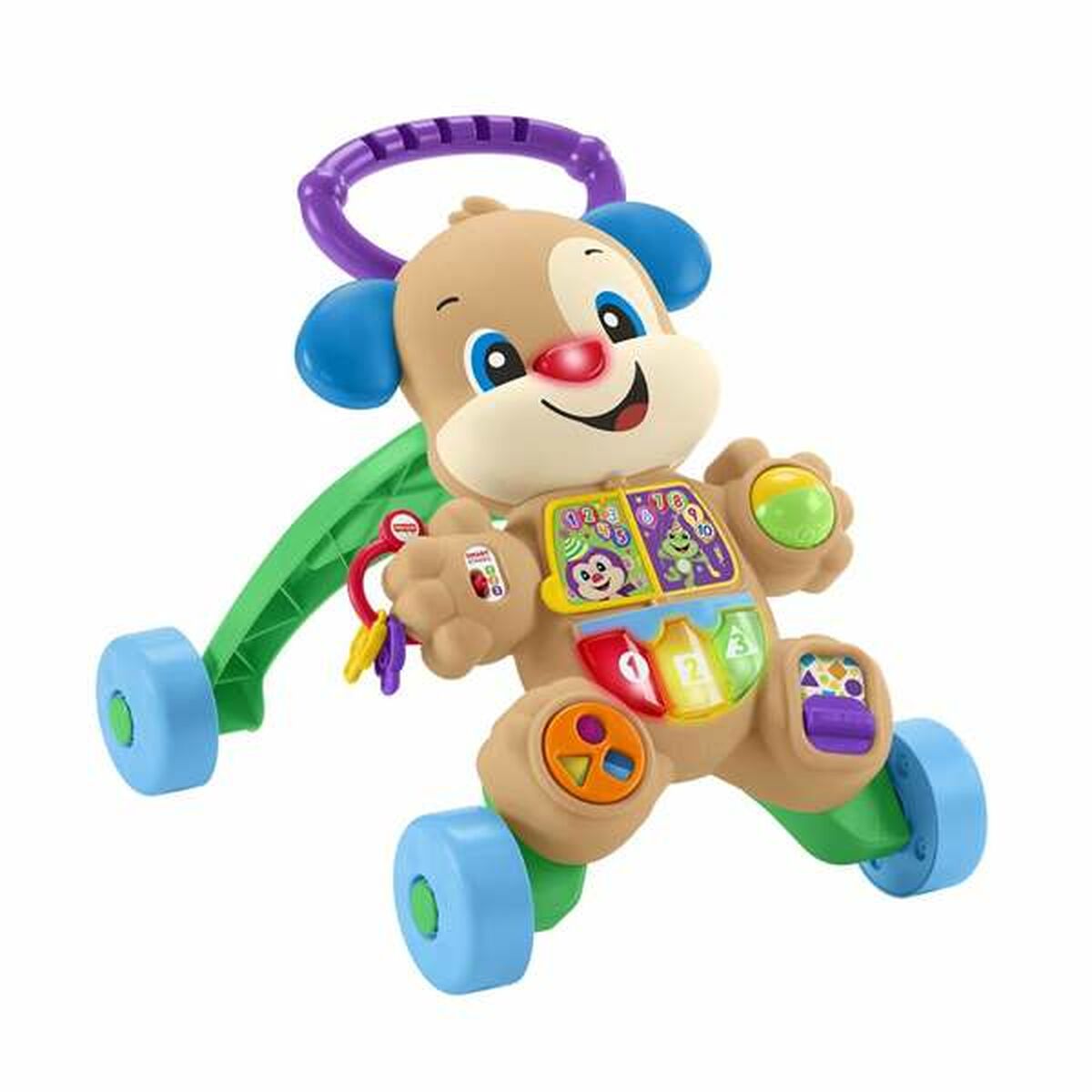 Fisher Price Looprek Met Wieltjes Fisher Price Geluid Hond Lichten Meertalig