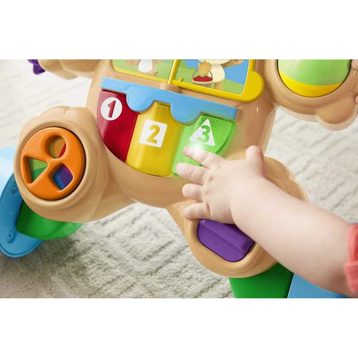 Fisher Price Looprek Met Wieltjes Fisher Price Geluid Hond Lichten Meertalig